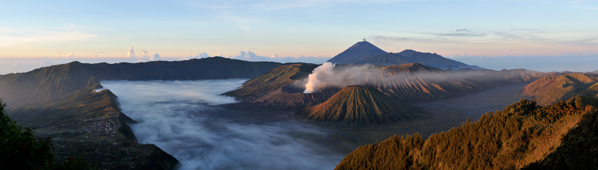 Blick auf den Mount Bromo