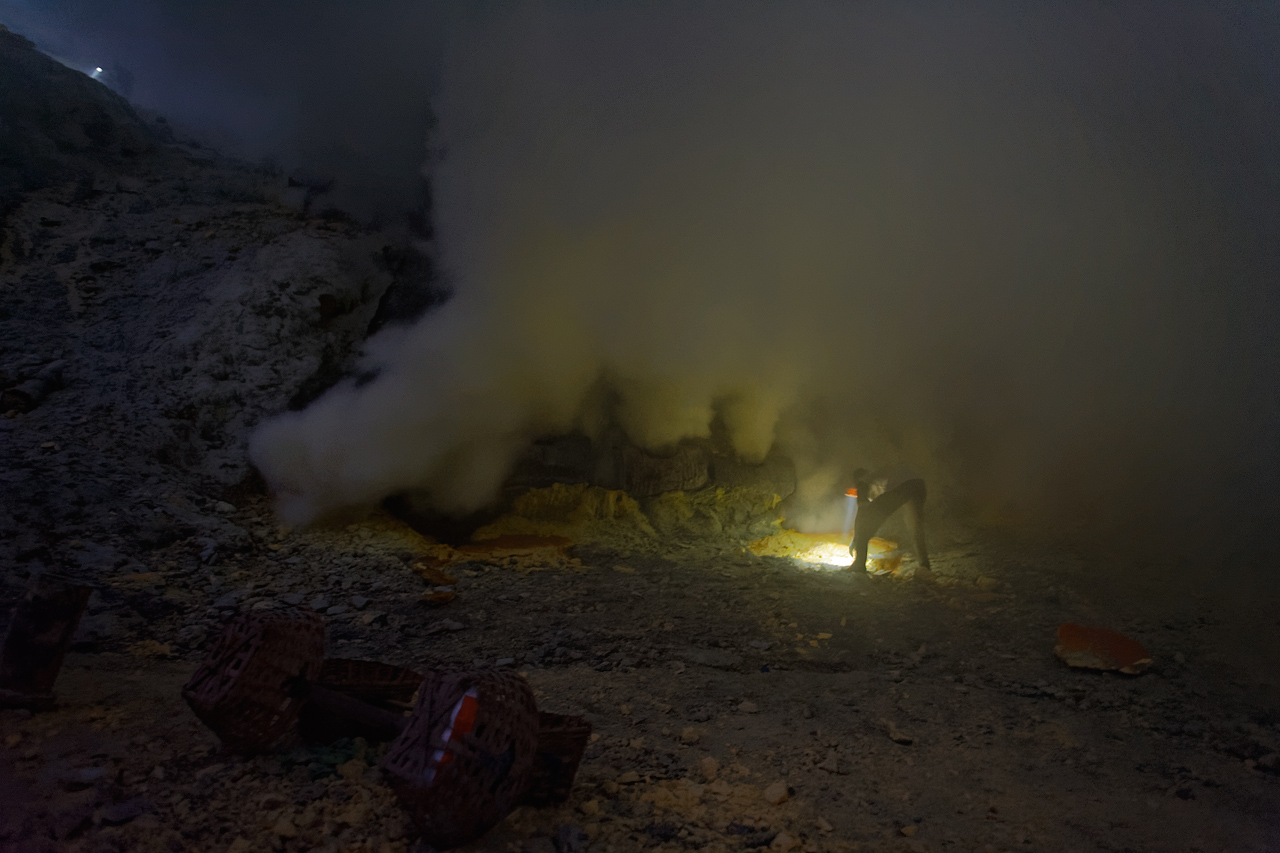 Schwefelstecher vom Mount Ijen