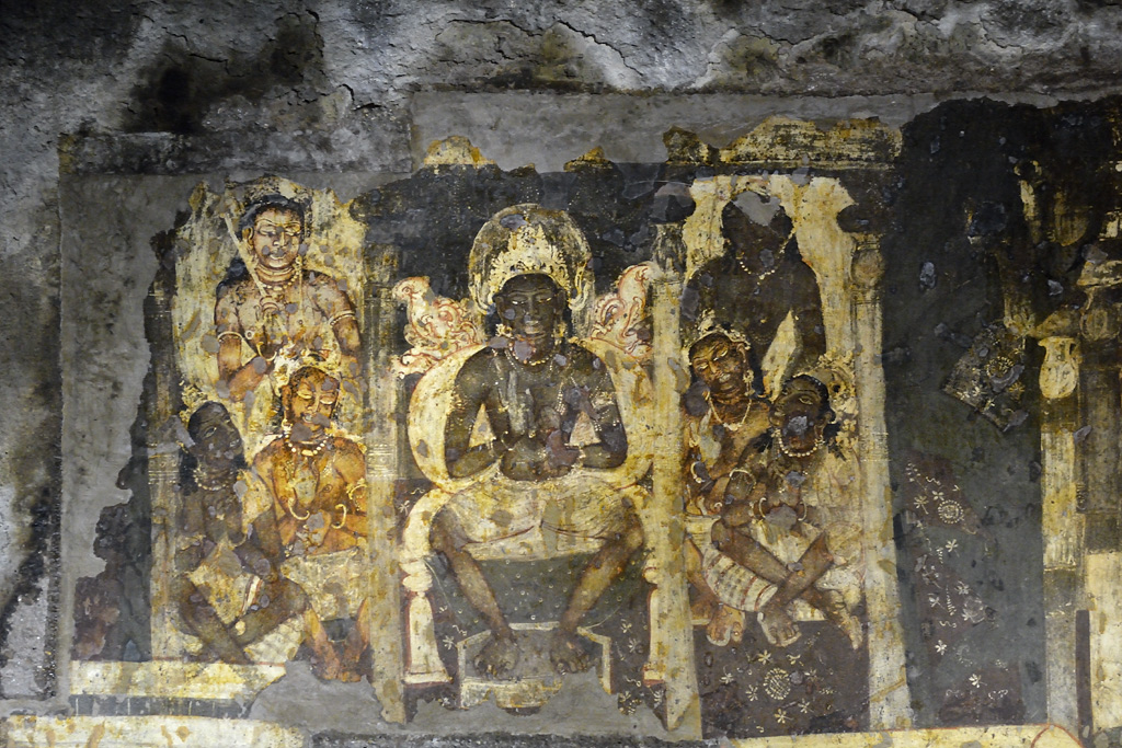 Wandmalereien von Ajanta aus dem 2 Jh. v.Chr.