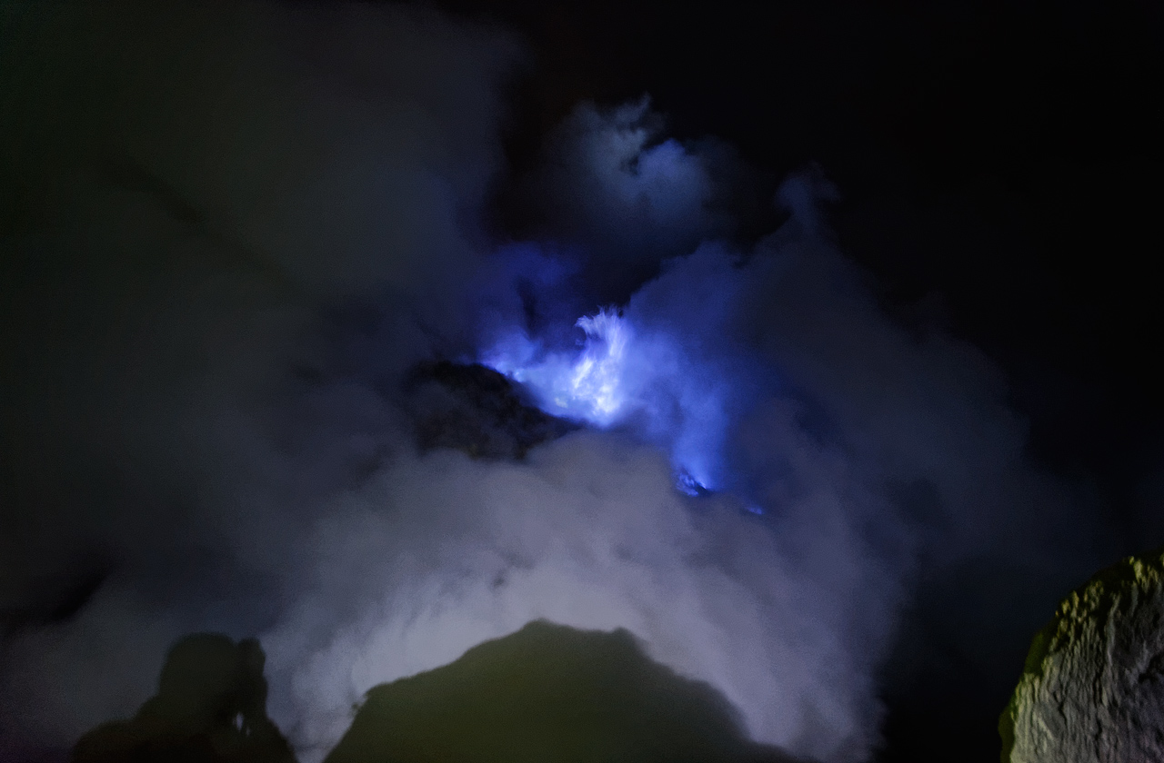 The Blue Fire: actually up close