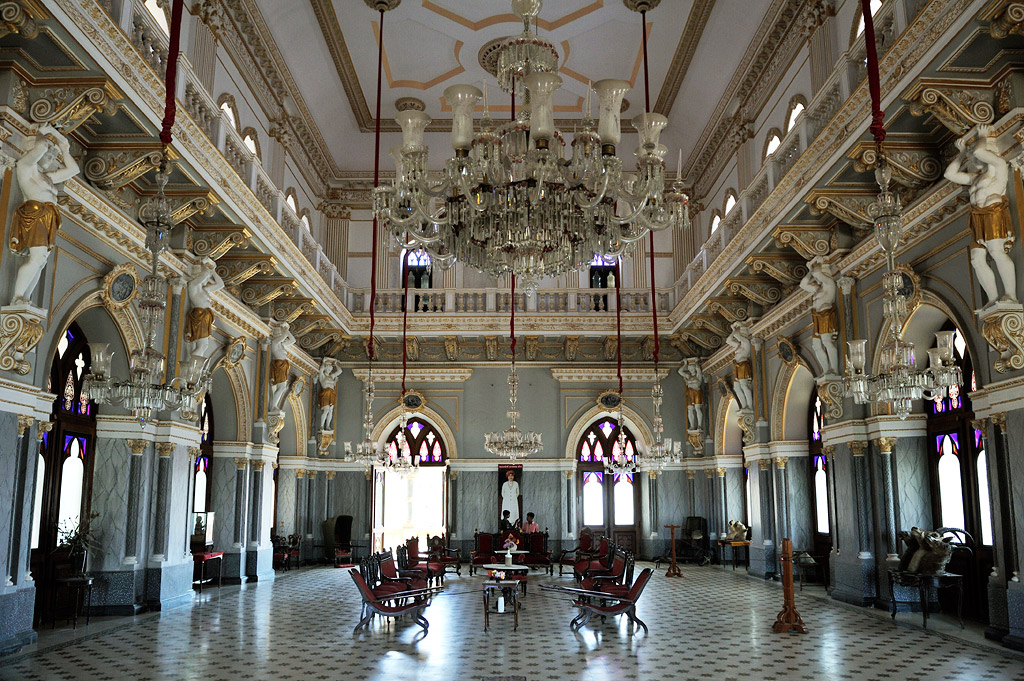 Ballroom in the Palace “Prag Mahal”, Bhuj, Gujarat