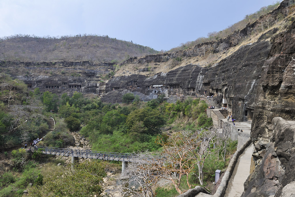 Layout of the Ajanta Caves