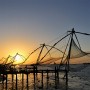 Chinese fishing nets in Kochi, India