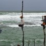 Stilt Fishing on the Galle Coast, Sri Lanka