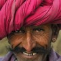 Indian farmer, seen near Udaipur, Rajasthan