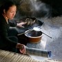 Rice cake baker in Cu Chi, Vietnam 