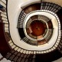 Spiral staircase in Granitz Hunting Lodge, Rügen, Germany